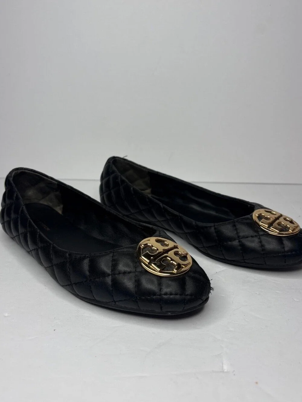 Tory Burch Quilted Ballet Flats Size  7.5